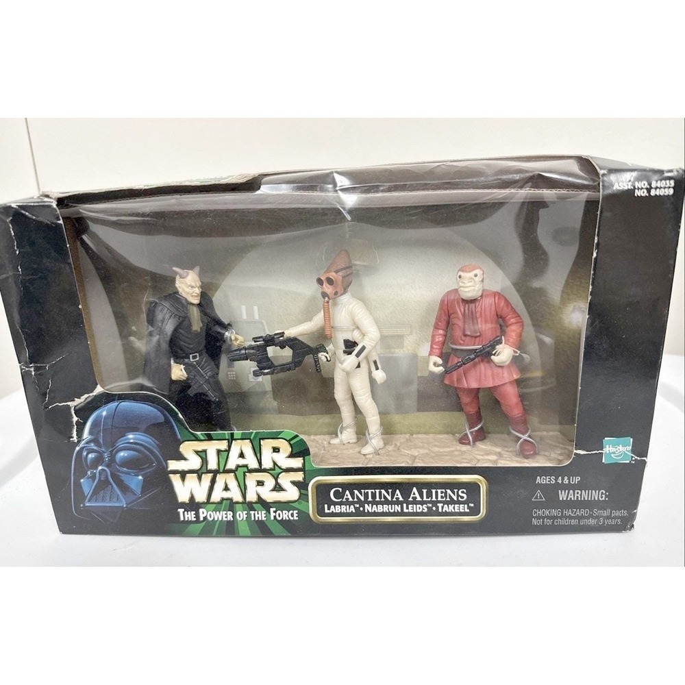 🔥Star Wars Power Of The Force Cantina Aliens Action‎ Figures NIB Sealed New